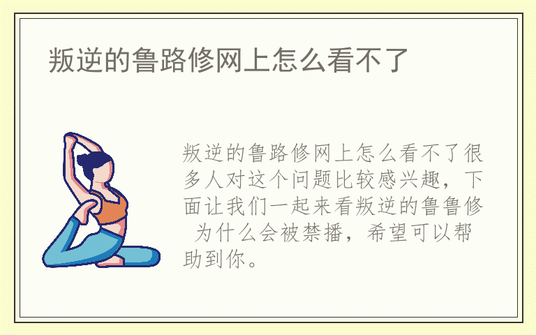 叛逆的鲁路修网上怎么看不了