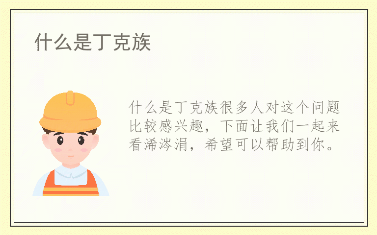 什么是丁克族