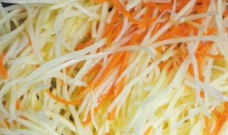 土豆丝和胡萝卜丝可以一起炒吗 土豆丝和胡萝卜丝能一起炒吗