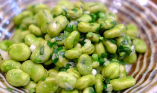 蚕豆的功效与作用 蚕豆怎么炒才裂口