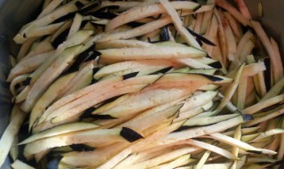 、茄子的功效与作用 茄子怎么切成细丝