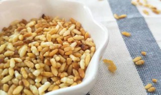 盘点炒焦米的功效与作用 炒焦米的功效与作用