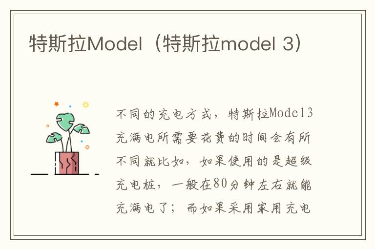 特斯拉model 3 特斯拉Model