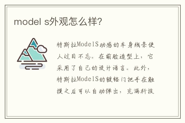 s外观怎么样 model