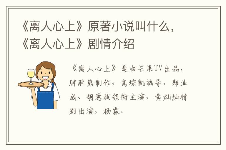 《离人心上》剧情介绍 《离人心上》原著小说叫什么