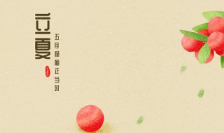 河南立夏有什么风俗 河南立夏的风俗