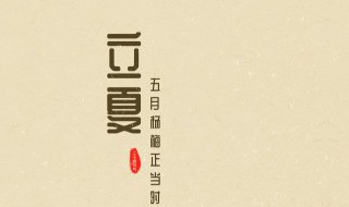立夏常见的习俗有哪些 立夏常见的几种风俗