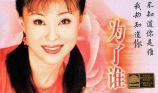 为了谁歌词介绍 你是谁为了谁是什么歌