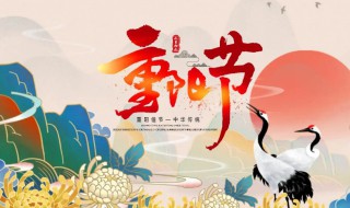 重阳节到底是什么节日 重阳节后面是什么节日