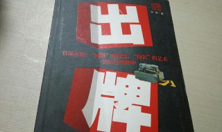 出牌小说内容简介 出牌小说简介