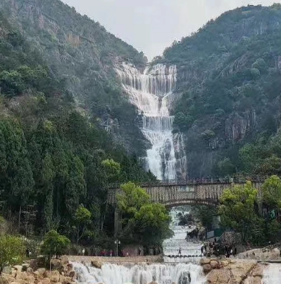 浙江天台山瀑布