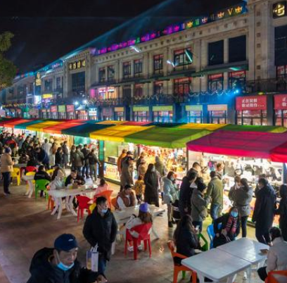 上海七浦路夜市