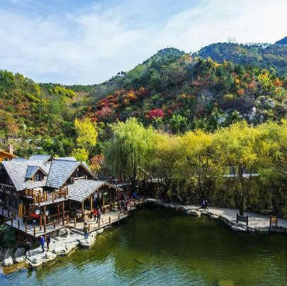 九如山瀑布群风景区直符潭露营区域