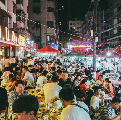 兰州正宁路夜市