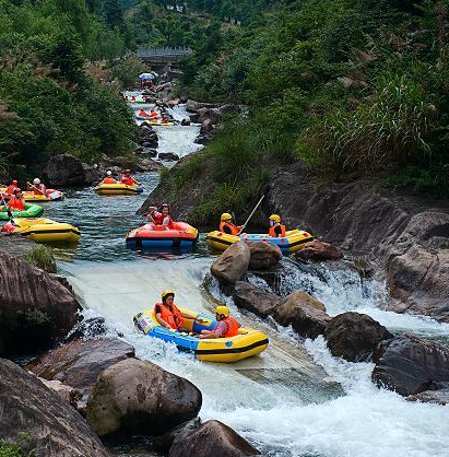 大觉山漂流