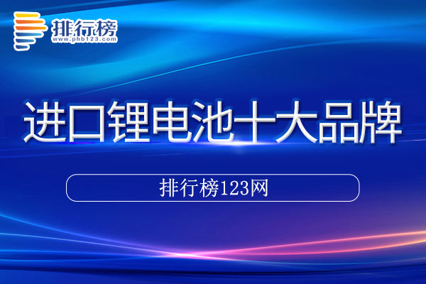 进口锂电池十大品牌排行榜