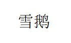 雪鹅/xue e