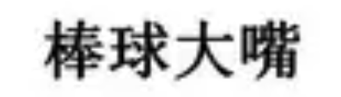 棒球大嘴