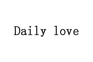 Daily love