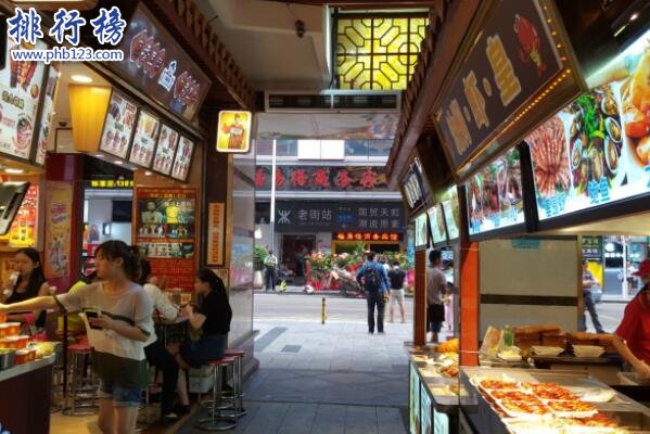 北京路美食街上榜(诸多外地游客打卡)-广东十大美食街排行榜