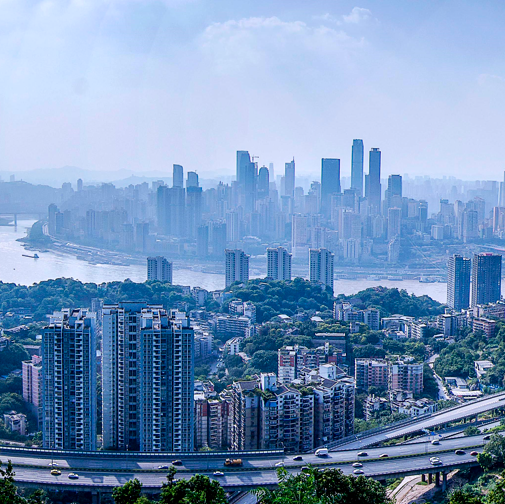 四大直辖市上榜(桥都道路复杂)-中国十大城市主城区面积排名