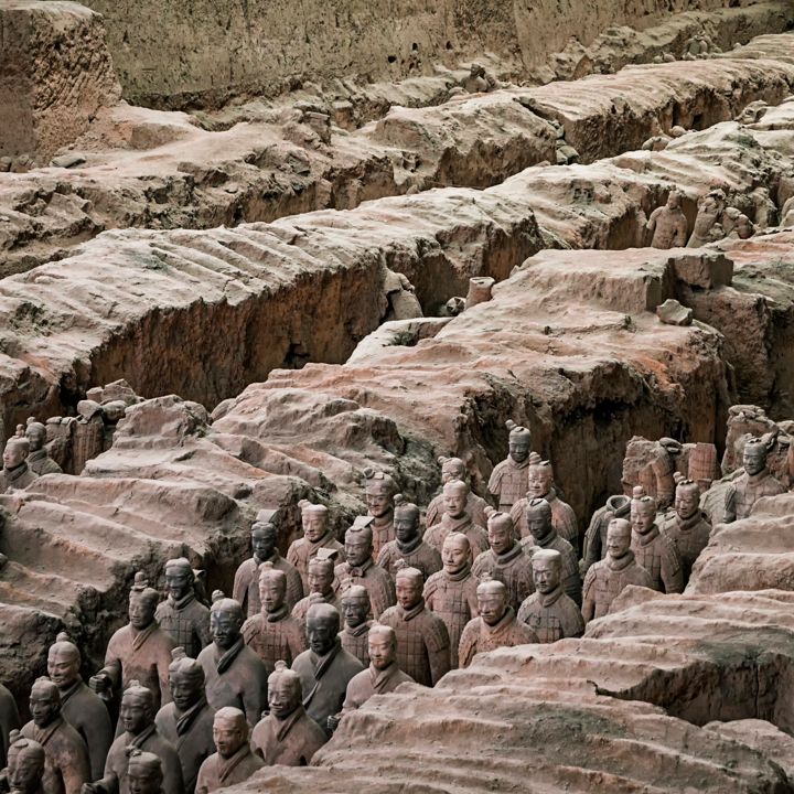 兵马俑上榜(世界八大奇迹之一)-陕西十大古建筑排行榜