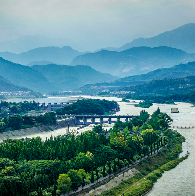 都江堰上榜(无坝引水为特征)-四川十大古建筑排行榜