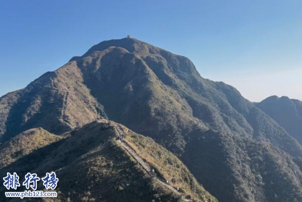 广东最高的十座山是什么山-广东最高十座山排名-广东最高的是哪座山