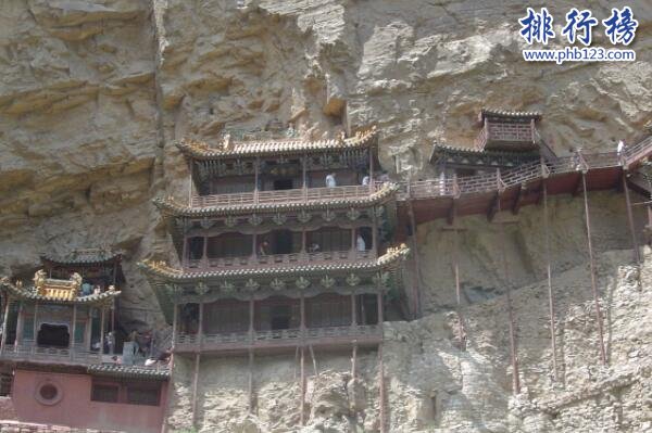 悬空寺上榜(恒山十八景之一)-山西十大名寺