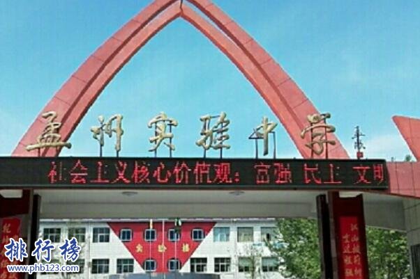 孟州市实验初级中学上榜(青少年校园)-孟州市十大初中排名一览表