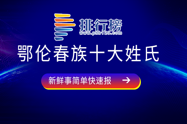 鄂伦春族十大姓氏：魏姓上榜，莫姓来源复杂