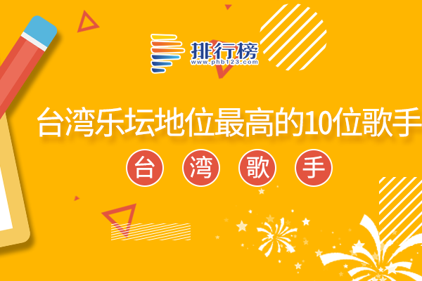 台湾乐坛地位最高的10位歌手：邓丽君为台湾第一天后，周杰伦上榜