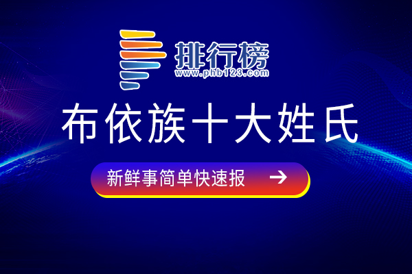 布依族十大姓氏：莫氏上榜，第六最普遍