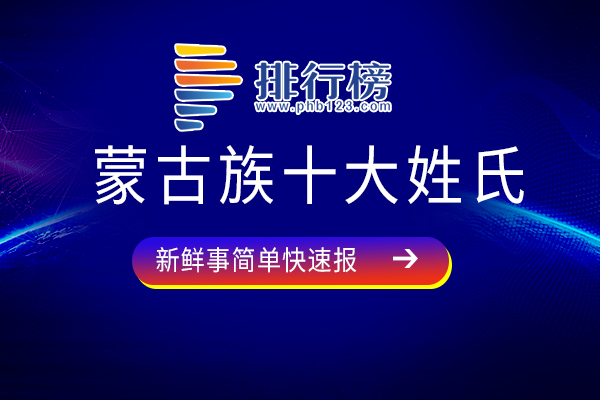 蒙古族十大姓氏：齐氏上榜，第四源自于姬姓