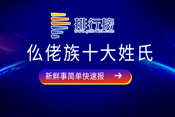 仫佬族十大姓氏：谢氏上榜，第五是我国第九大姓氏